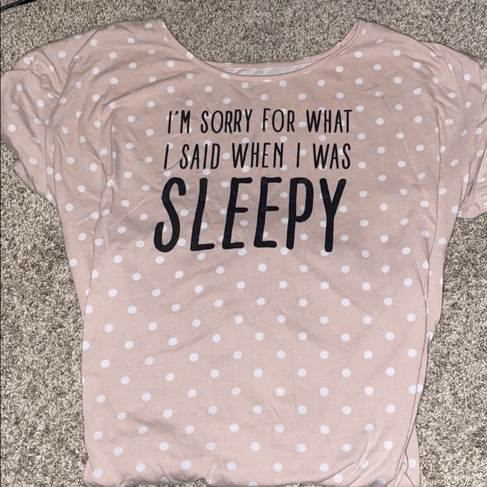 Pink night gown